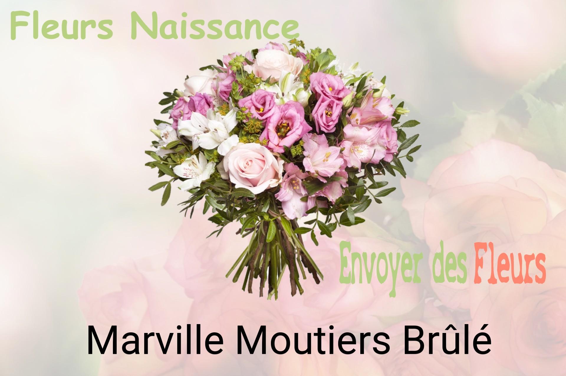 Bouquet de fleurs de naissance livré à Marville-Moutiers-Brûlé